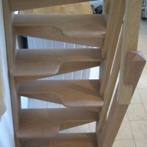Oak Paddle Staircase