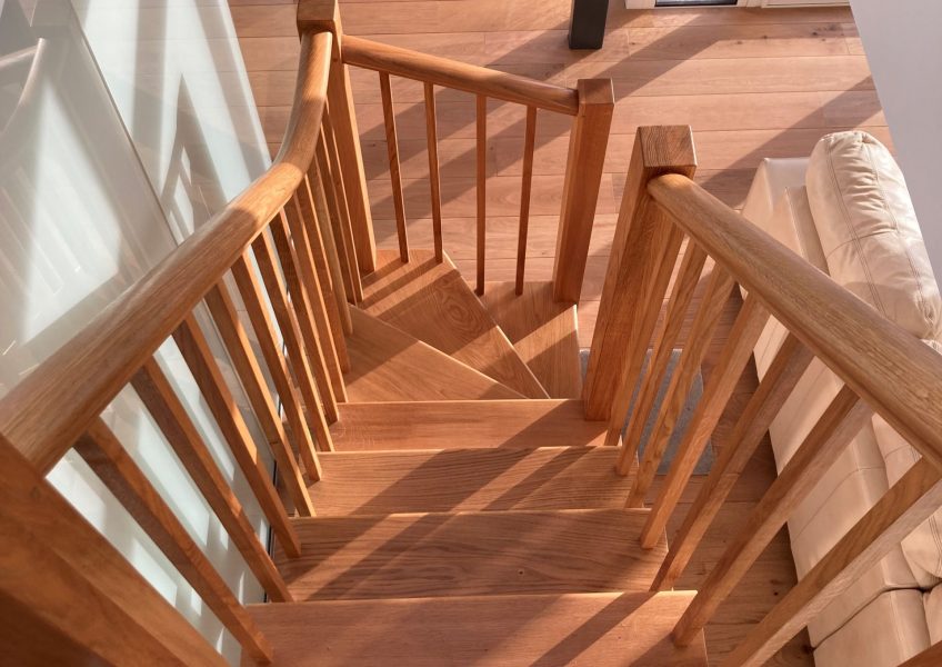 Bespoke Oak Staircase Devon