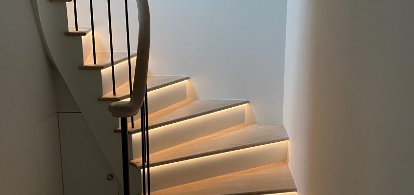 Bespoke Helical Staircase Salcombe